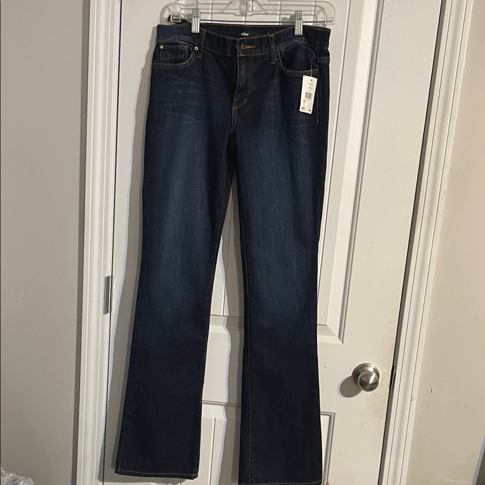 Else Women's Dark Blue Boot Cut Jeans